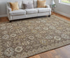 Feizy Corbitt 0610F Brown/Ivory Area Rug Lifestyle Image Feature