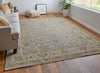 Feizy Corbitt 0611F Gray/Gold Area Rug Lifestyle Image Feature