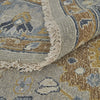 Feizy Corbitt 0612F Blue/Brown/Gray Area Rug Detail Image