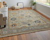 Feizy Corbitt 0612F Blue/Brown/Gray Area Rug Lifestyle Image Feature