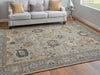 Feizy Corbitt 0612F Blue/Brown/Gray Area Rug Lifestyle Image Feature