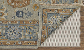 Feizy Corbitt 0612F Blue/Brown/Gray Area Rug Lifestyle Image Feature