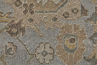 Feizy Corbitt 0612F Blue/Gold/Gray Area Rug Corner Image