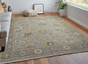 Feizy Corbitt 0612F Blue/Gold/Gray Area Rug Lifestyle Image Feature