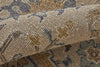 Feizy Corbitt 0613F Tan/Blue/Gold Area Rug Corner Image