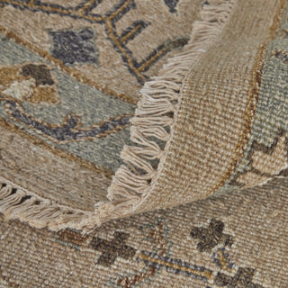 Feizy Corbitt 0613F Tan/Blue/Gold Area Rug Detail Image