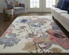 Feizy Dafney 8865F Blue/Pink/Gray Area Rug Lifestyle Image Feature