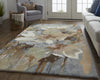 Feizy Dafney 8868F Tan/Gray/Green Area Rug Lifestyle Image Feature