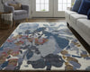 Feizy Dafney 8869F Blue/Gray/Pink Area Rug Lifestyle Image Feature