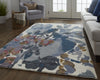 Feizy Dafney 8869F Blue/Gray/Pink Area Rug Lifestyle Image Feature