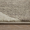 Feizy Eden 39QUF Ivory/Brown/Blue Area Rug Corner Image with Rug Pad