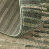 Feizy Eden 39QYF Green/Ivory/Brown Area Rug Corner Image with Rug Pad