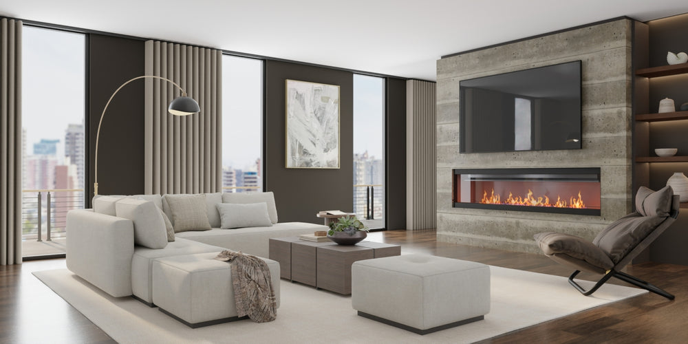 Feizy Fleetwood 8A06F Ivory/Tan Area Rug Lifestyle Image Feature