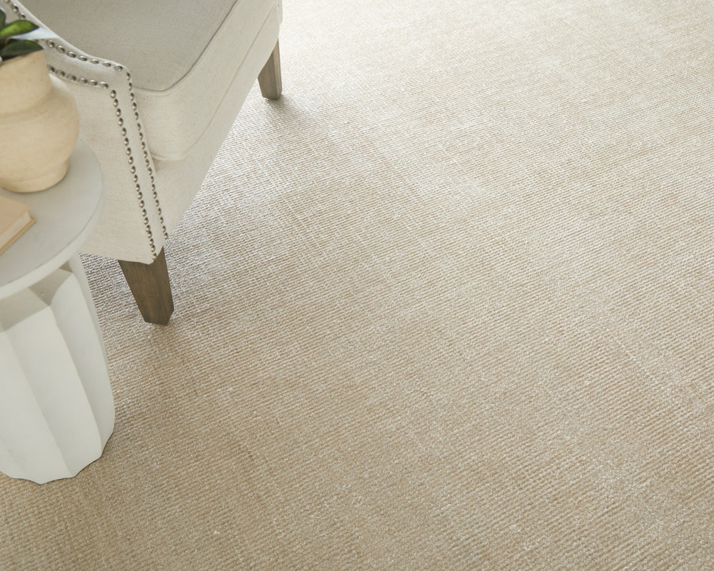 Feizy Fleetwood 8A06F Ivory/Tan Area Rug Lifestyle Image Feature