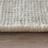 Feizy Fleetwood 8A06F Gray Area Rug Corner Image with Rug Pad