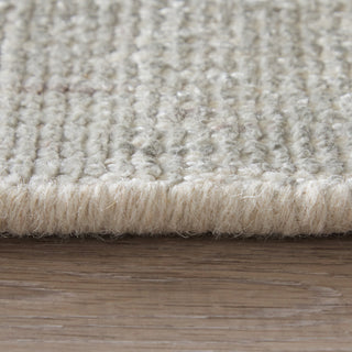 Feizy Fleetwood 8A06F Gray Area Rug Corner Image with Rug Pad