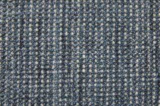 Feizy Fleetwood 8A06F Blue Area Rug Corner Image with Rug Pad