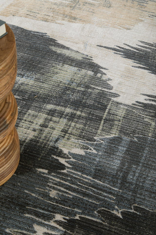 Feizy Greenwich 39U1F Ivory / Blue Black Area Rug Lifestyle Image Feature