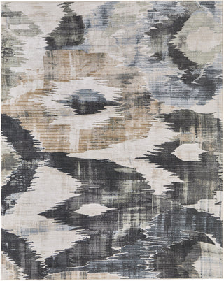 Feizy Greenwich 39U1F Ivory / Blue Black Area Rug main image