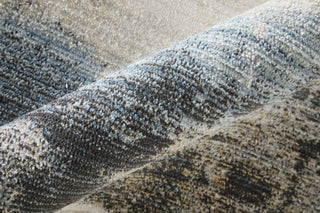 Feizy Greenwich 39U3F Black / Ivory Blue Area Rug Detail Image