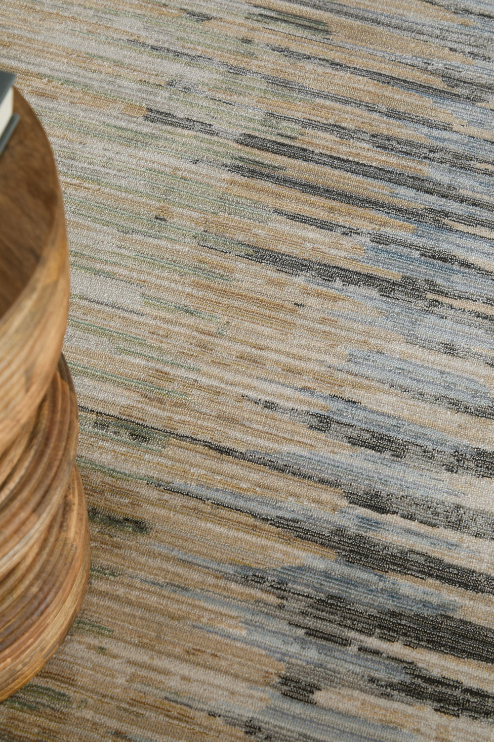 Feizy Greenwich 39U4F Ivory / Tan Blue Area Rug Lifestyle Image Feature