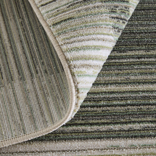 Feizy Greenwich 39U7F Green / Ivory Gray Area Rug Rolled Image