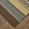 Feizy Silva I0498 Brown/Gray/Yellow Area Rug Corner Image