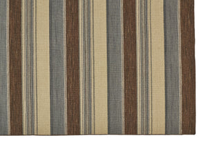 Feizy Silva I0498 Brown/Gray/Yellow Area Rug Oval Corner Image