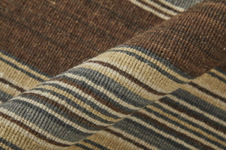 Feizy Silva I0498 Brown/Gray/Yellow Area Rug Detail Image