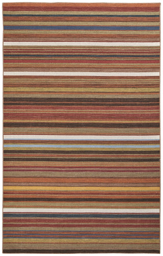 Feizy Silva I0500 Red/Brown/Gray Area Rug main image
