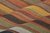 Feizy Silva I0500 Red/Brown/Gray Area Rug Pattern Image