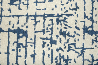 Feizy Dineen I8040 Ivory/Blue Area Rug Pattern Image