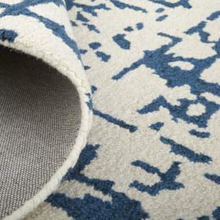 Feizy Dineen I8040 Ivory/Blue Area Rug Rolled Image