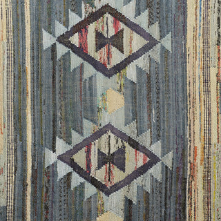 Feizy Ezra II I0758 Blue/Purple/Tan Area Rug Pattern Image