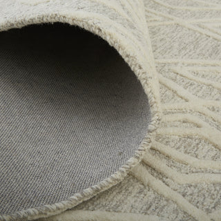 Feizy Lusk I8082 Ivory/Taupe Area Rug Rolled Image
