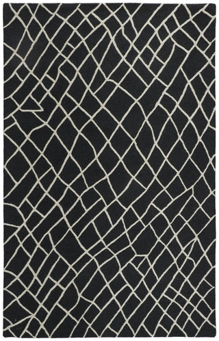 Feizy Lusk I8085 Black/Ivory Area Rug main image