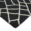Feizy Lusk I8085 Black/Ivory Area Rug Corner Image
