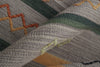 Feizy Dharma I0760 Gray/Orange Area Rug Detail Image