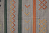 Feizy Dharma I0760 Gray/Orange Area Rug Pattern Image