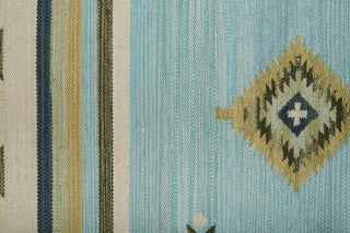 Feizy Dharma I0762 Blue/Green/Tan Area Rug Pattern Image