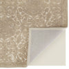 Feizy Isla I8048 Tan/Taupe Area Rug Corner Image with Rug Pad