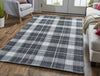 Feizy Jemma I8049 Black/White/Blue Area Rug Lifestyle Image Feature