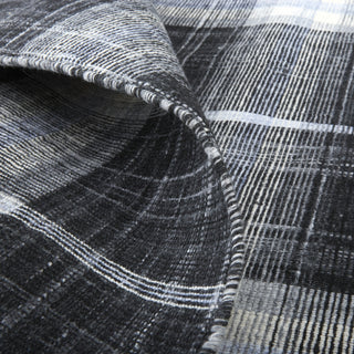 Feizy Jemma I8049 Black/White/Blue Area Rug Rolled Image