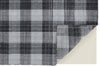 Feizy Jemma I8050 Black/Gray Area Rug Corner Image with Rug Pad