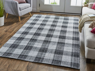 Feizy Jemma I8050 Black/Gray Area Rug Lifestyle Image Feature