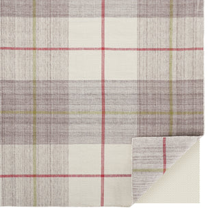 Feizy Jemma I8052 Ivory/Tan/Orange Area Rug Corner Image with Rug Pad