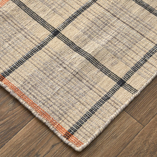 Feizy Jemma I8053 Tan/Orange/Gray Area Rug Corner Image