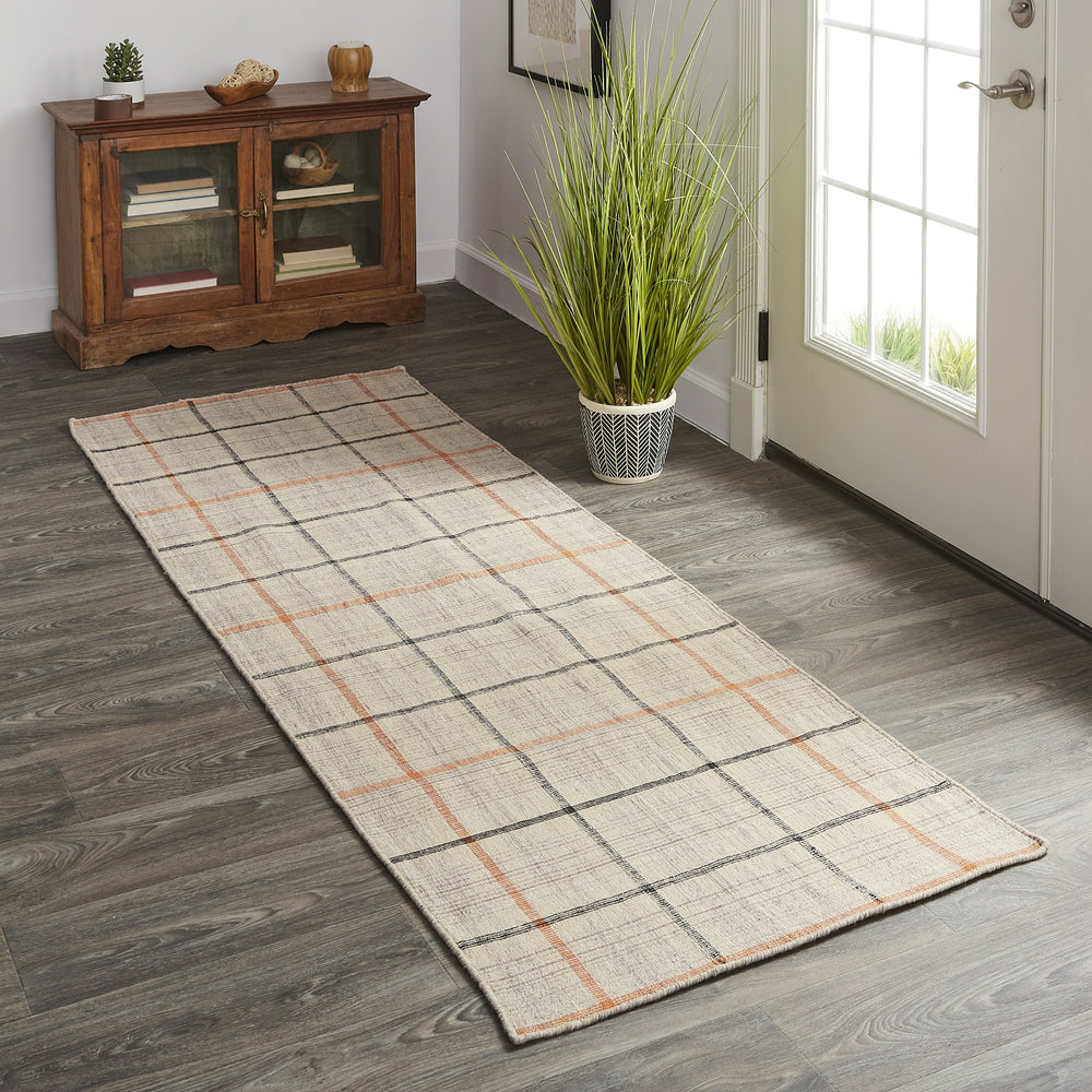 Feizy Jemma I8053 Tan/Orange/Gray Area Rug Lifestyle Image Feature