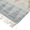 Feizy Ezra I0757 Blue/Tan/Pink Area Rug Corner Image