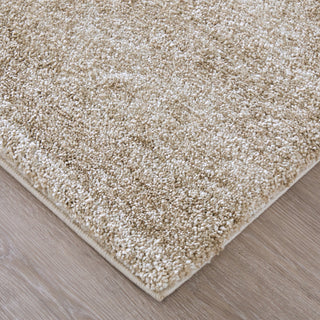 Feizy Jameson 39R8F Tan/Ivory Area Rug Corner